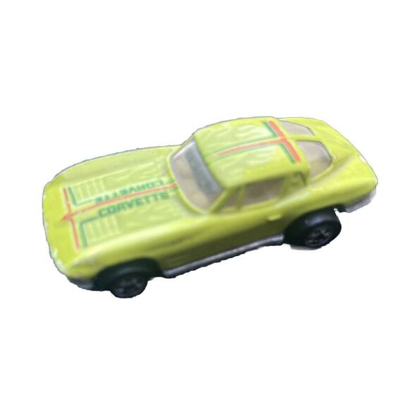 Hot Wheels 1979 Lime Green Corvette Stingray Mattel Split Window Malaysia -Nice! - Picture 1 of 7